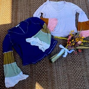 Free people bell sleeve tops